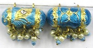 Hanger zeppelin 22mm turkoois p.st