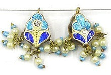 Hanger bloem 18mm turkoois p.st