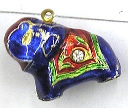 Hanger olifant 25mm blauw p.st