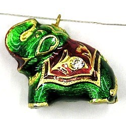 Hanger olifant groen p.st