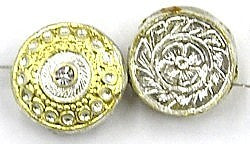 Kraal rond 16mm zilver p.st: