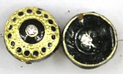 Kraal rond 16mm zwart p.st