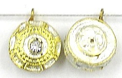 Hanger rond 15mm zilver p.st