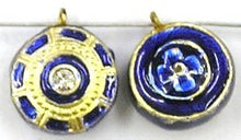 Hanger rond 15mm blauw p.st