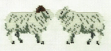 Borduurpakkel bok en schaap 7x17cm