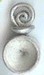 Hanger plakkastje voor similisteen 8mm antiek zilver p/st