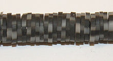 Katsuki beads 6mm zwart/grijs streng ca 380st.
