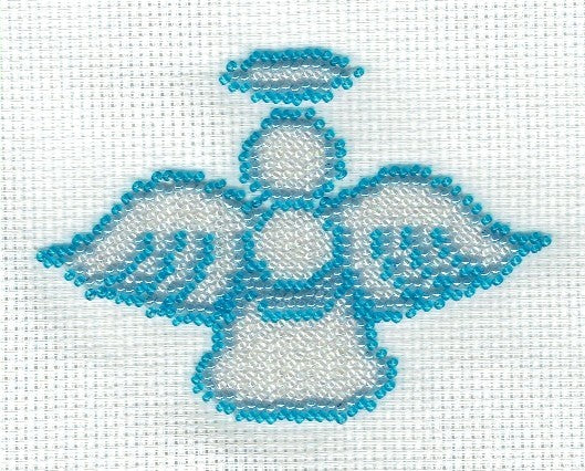 Borduurpakket Kerstengel 9x12cm