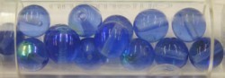 Gutermann regenboogparels 8mm blauw 14st.