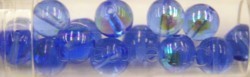 Gutermann regenboogparels 8mm pr.blauw 14st.
