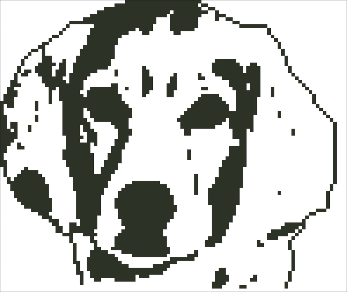 Borduurpakket Beagle 20x22cm.