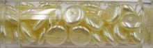 Gutermann parel schijfje 3x8mm creme ca 44st