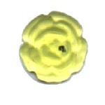 Cabouchon roosje 10mm groen 5st