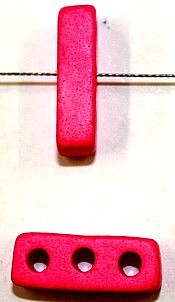 Keramische 3-rij spacer rose 2st