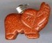 Goudsteen olifant 20mm p/st