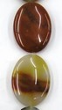 Edelsteen rode Aragonite ovaal 40x30mm p.st