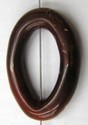 Jaspis 33mm ovaal open p.st