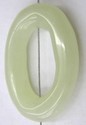Jade 33mm ovaal open p.st