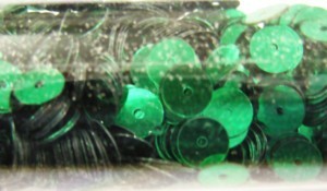 pailleten rond 6mm groen 9gram