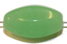 Glaskraal ovaal rond 20mm l.groen 5st.