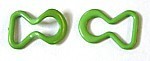 Kunststof inhaaksluiting 10mm groen