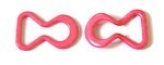 Kunststof inhaaksluiting 10mm rose