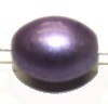 Glaskraal 10mm paars gecoat 25st.