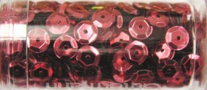 Gutermann pailletten 6mm cup donkerrose 9 gr