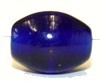 Glaskraal ovaal 14x10mm tr.d.blauw 25st.