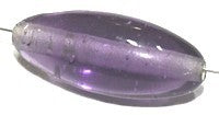 Glaskraal ovaal 22x8,2mm paars 10st.