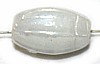 Glaskraal ca 10mm boon glimmend wit 10st