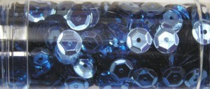 Gutermann pailletten 6mm cup lichtcapriblauw 9 gr