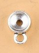 Tussenkraal 4x6mm met hangoog zilverkl. 5st