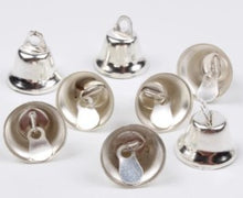 Bedel belletje met klepel 11mm zilverkl. 5st.