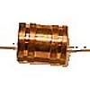 Metalen kraal 9,5mm roodgoudkl. 10st