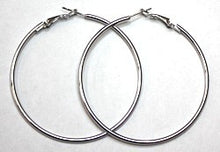Oorringen creolen 7cm zilverkl. p.p