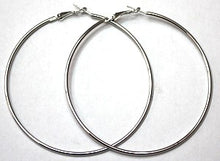 Oorringen creolen 8cm zilverkl. p.p