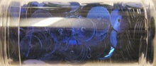 Gutermann pailletten 8mm rond blauw 10.5gr.