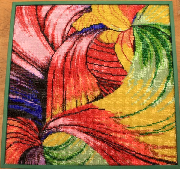 Borduurpakket spiral 33x33cm