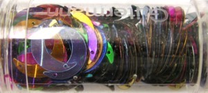 Gutermann pailletten halve maan mixkleur 4gram