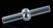 Koppelstuk voor kunststof 3/4mm gat