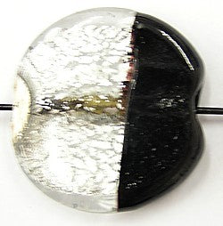 Schijfkraal 33mm silverfoil zwart p.st