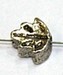 Metalen kraal blaadje 6x6mm ca.45st