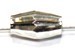 Metalen kraal 8x5mm verzilverd 15 stuks