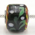 Pandorastyle kr. verz. 3mm gat 13mm ton zwart/bewe