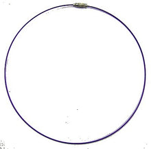 Spang 1mm staaldr paars 45cm met schroefsl.