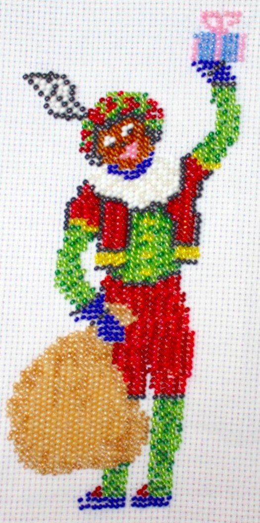 Borduurpakket Piet ca. 22cm hoog