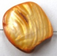 Schelpkraal 15-20mm oranje p.st