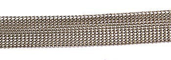 Mesh-wire bruin 12mm breed per meter
