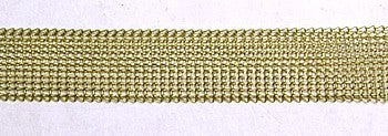 Mesh-wire olijfgroen 12mm breed per meter